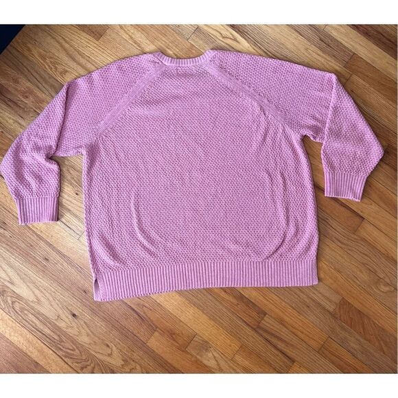 Old Navy Oversized Knit Sweater Pink XL - Picture 5 of 5